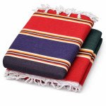 Premium Cotton Multicolour Stripe Bhavani Jamakkalam Bedsheet – 60x90 Inch